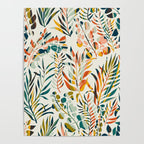 colorful leaves pattern Poster Gallery Image 4