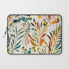 colorful leaves pattern Laptop Sleeve Gallery Image 1