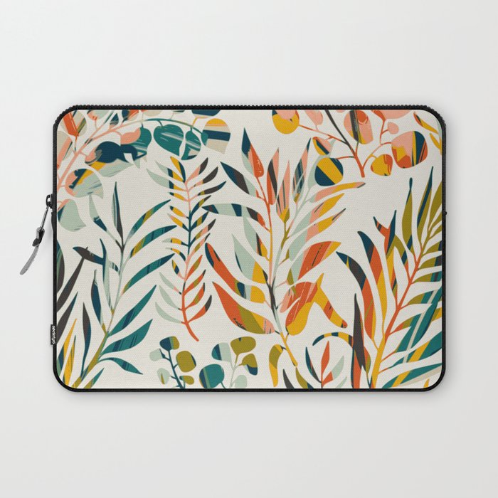 colorful leaves pattern Laptop Sleeve Gallery Image 1