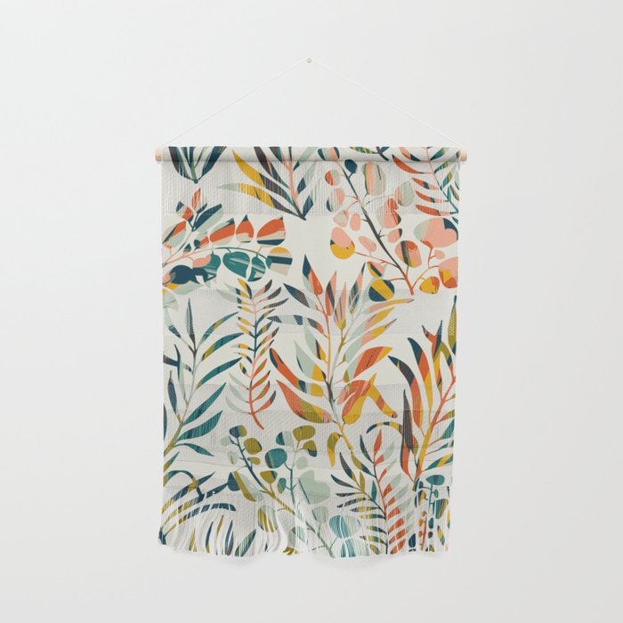 colorful leaves pattern Wall Hanging Gallery Image 1