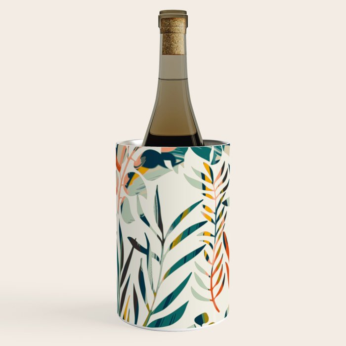 colorful leaves pattern Wine Chiller Gallery Image 2
