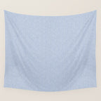 linen textured stripes - coastal blue Wall Tapestry Gallery Image 4