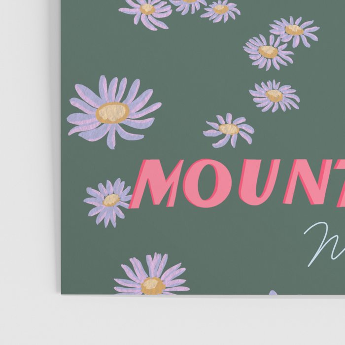 Mount Rainier National Park, Vintage Style Poster Gallery Image 3