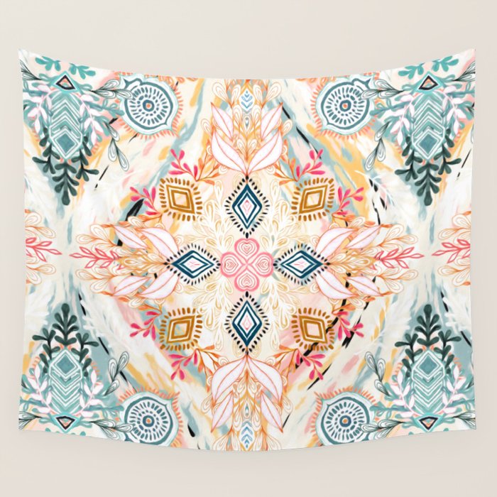 Wonderland in Spring Wall Tapestry Gallery Image 1