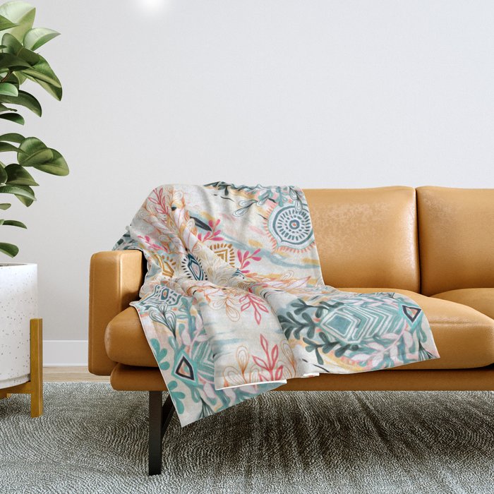 Wonderland in Spring Throw Blanket Gallery Image 1