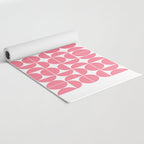 Mid Century Modern Geometric 04 Pink Yoga Mat Gallery Image 2