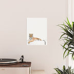 Tiger in a Bathtub, Tiger Taking a Bath, Tiger Bathing, Whimsy Animal Art Print By Synplus Poster Gallery Image 2