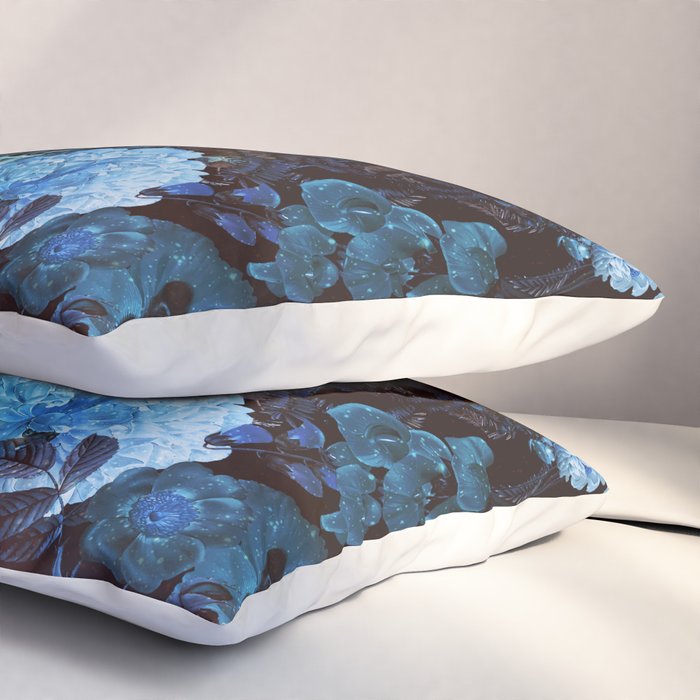 Skull and Flowers Pillow Sham Gallery Image 3