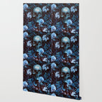 Skull and Flowers Wallpaper Gallery Image 2