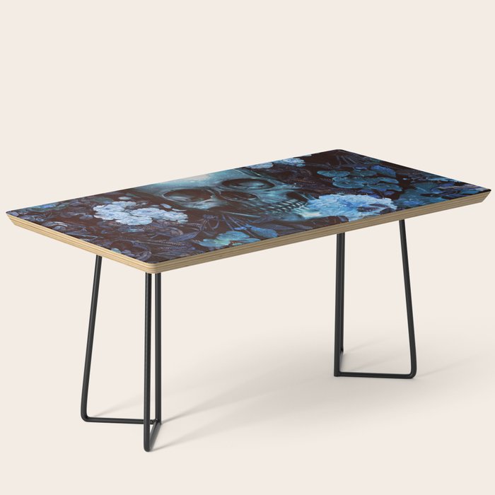 Skull and Flowers Coffee Table Gallery Image 1