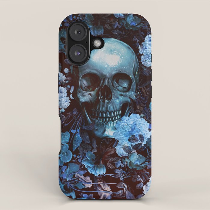 Skull and Flowers iPhone Case Gallery Image 1