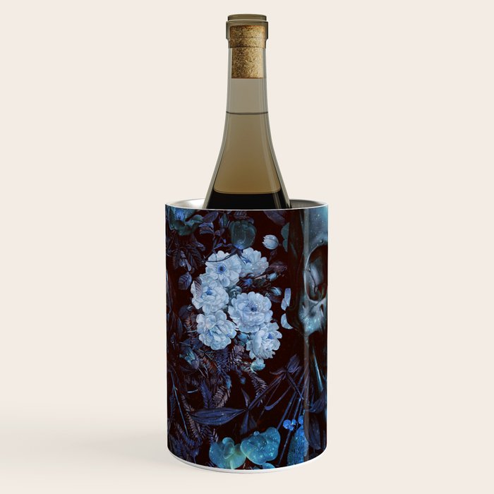 Skull and Flowers Wine Chiller Gallery Image 2