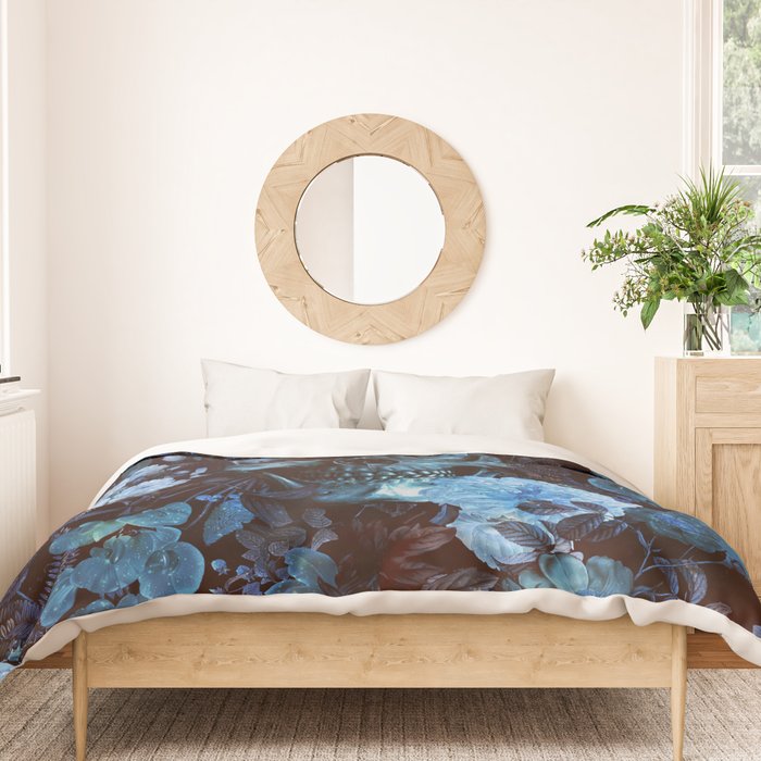 Skull and Flowers Duvet Cover Gallery Image 3