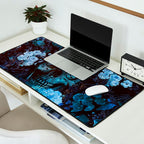 Skull and Flowers Desk Mat Gallery Image 2