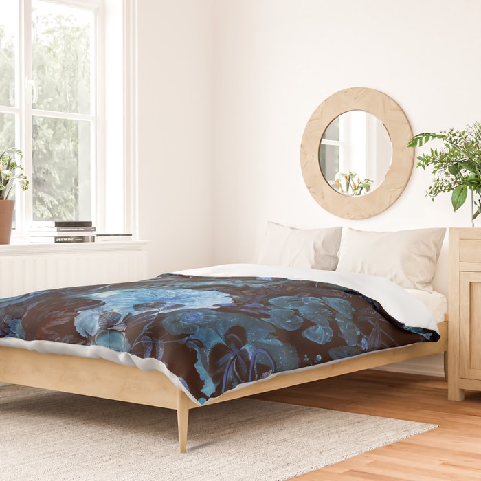 Skull and Flowers Duvet Cover Gallery Image 2