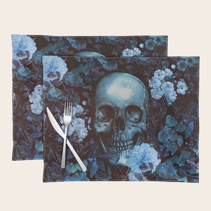 Skull and Flowers Placemat Gallery Image 1