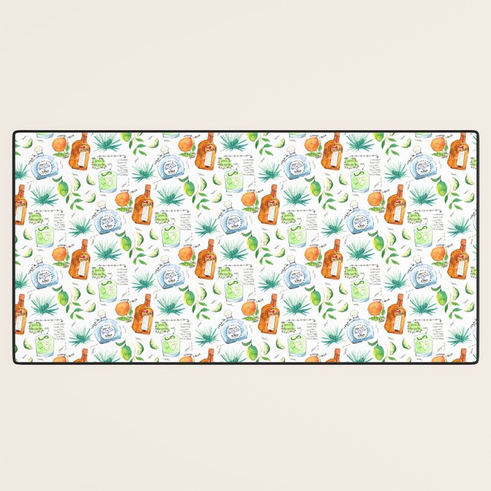 Classic Margarita Cocktail Recipe Desk Mat Gallery Image 3
