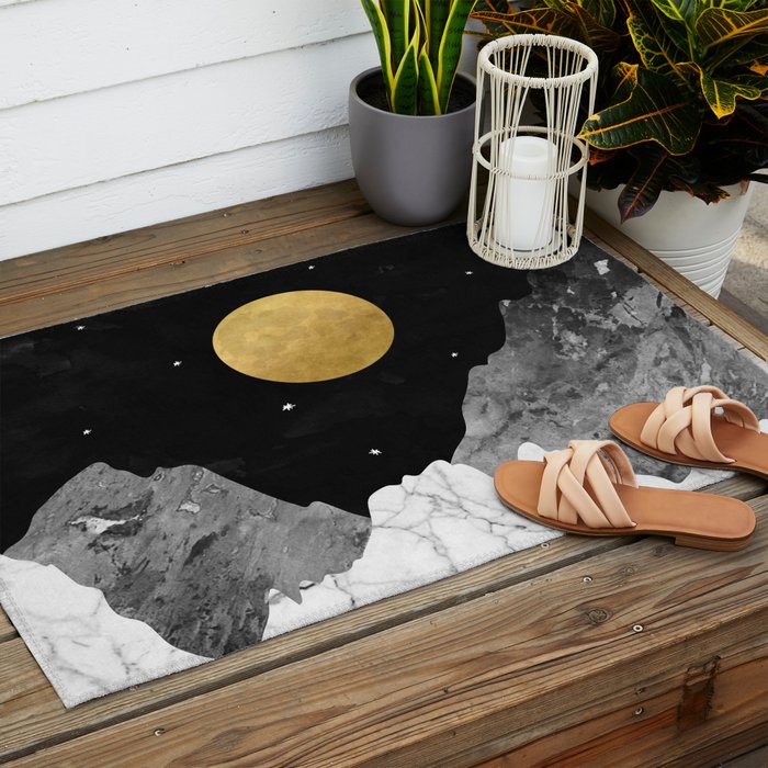 Moon and Stars Outdoor Rug Gallery Image 2