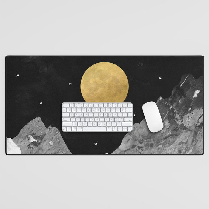 Moon and Stars Desk Mat Gallery Image 1