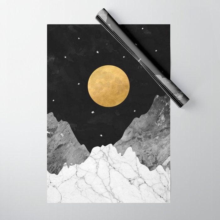 Moon and Stars Wrapping Paper Gallery Image 1