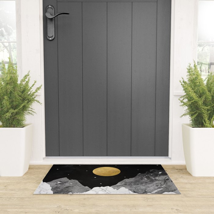 Moon and Stars Welcome Mat Gallery Image 3