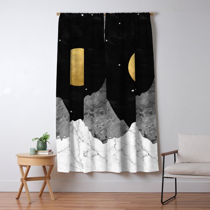 Moon and Stars Window Curtain Gallery Image 1