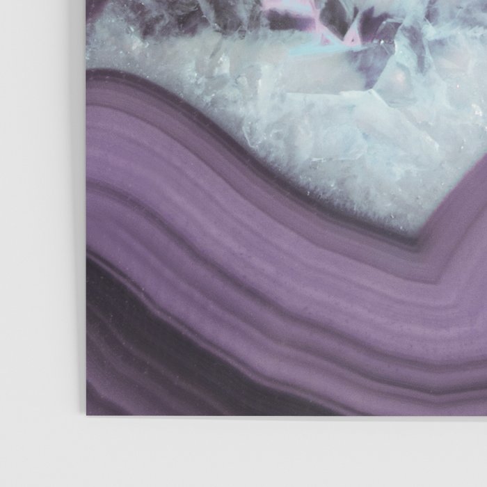 Purple Agate Slice Poster Gallery Image 3