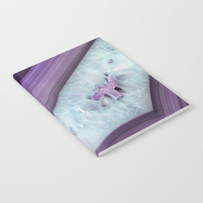 Purple Agate Slice Notebook Gallery Image 2