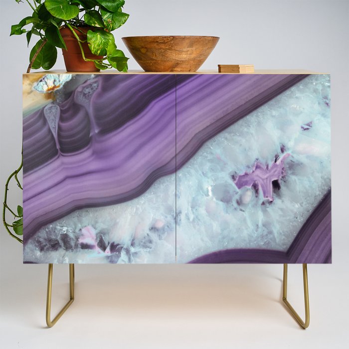 Purple Agate Slice Credenza Gallery Image 1