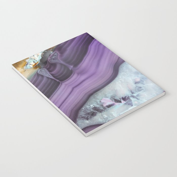Purple Agate Slice Notebook Gallery Image 3