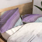 Purple Agate Slice Pillow Sham Gallery Image 2