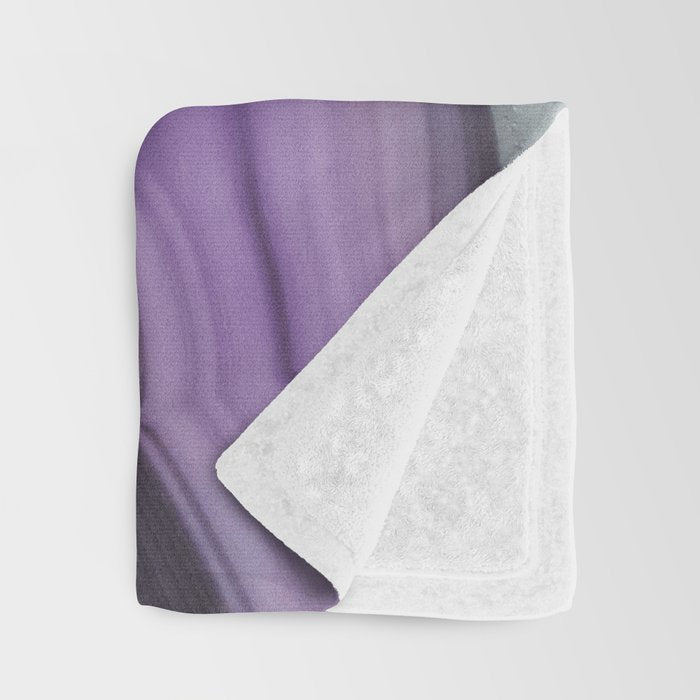 Purple Agate Slice Throw Blanket Gallery Image 3