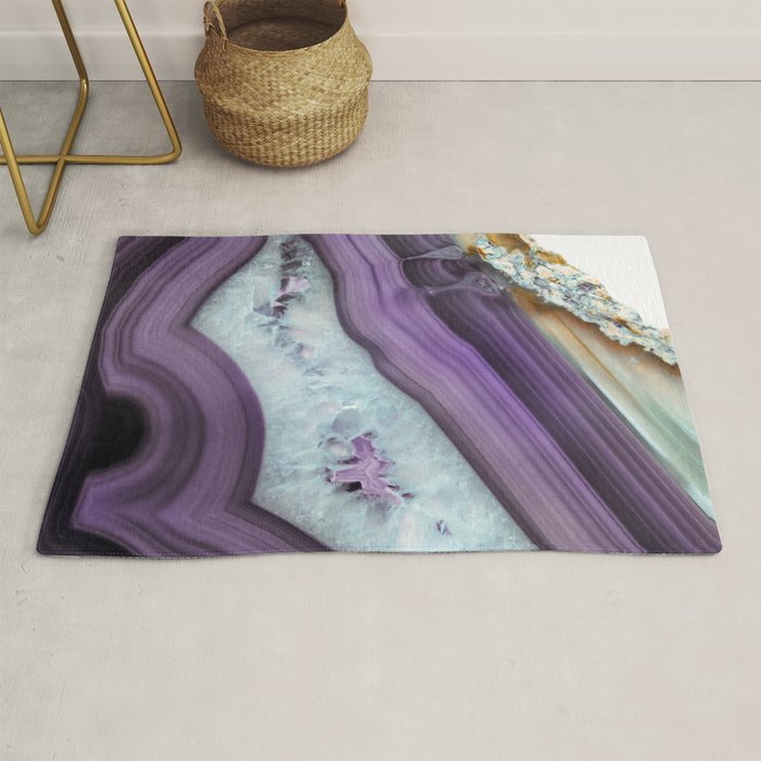Purple Agate Slice Rug Gallery Image 1