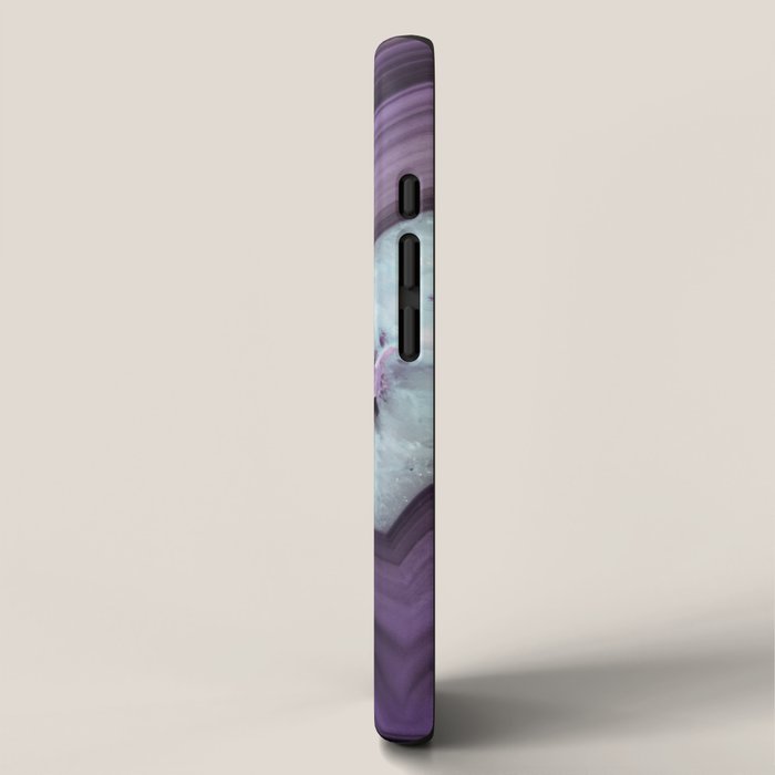 Purple Agate Slice iPhone Case Gallery Image 2