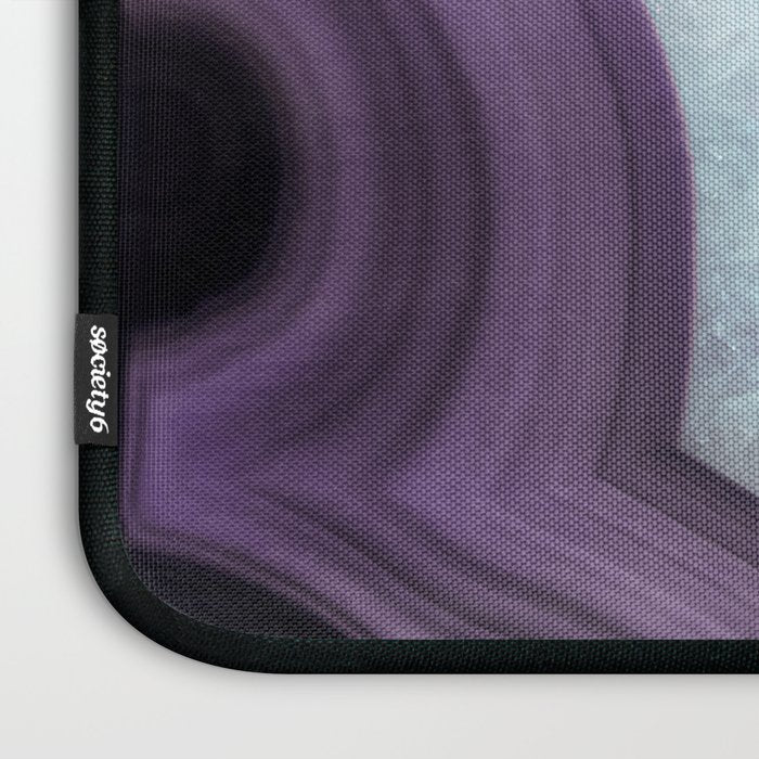 Purple Agate Slice Laptop Sleeve Gallery Image 3