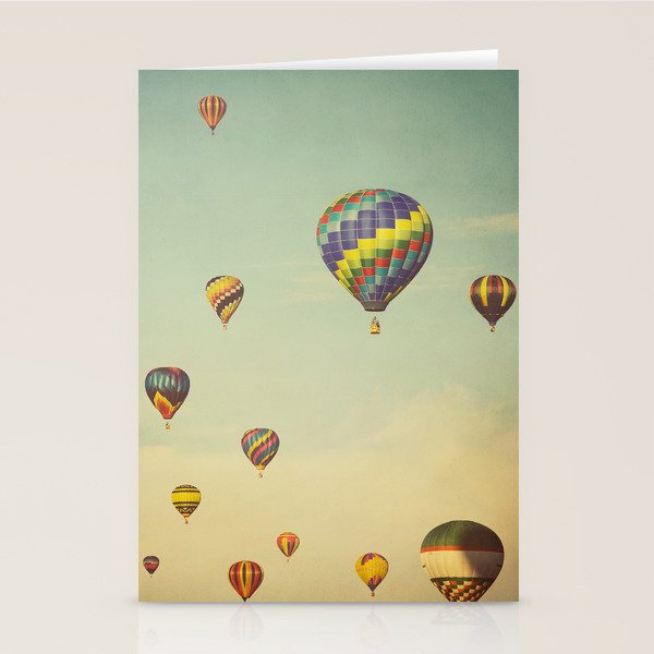 Hot Air Balloons Stationery Card Gallery Image 2