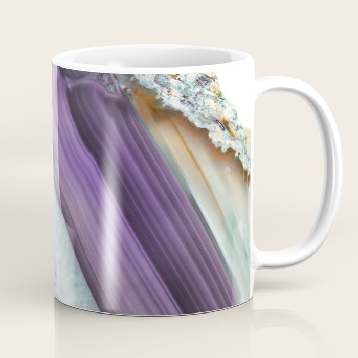 Purple Agate Slice Coffee Mug Gallery Image 1