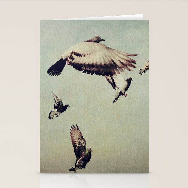 Birds in Flight - beautiful nature photograph Stationery Card Gallery Image 1