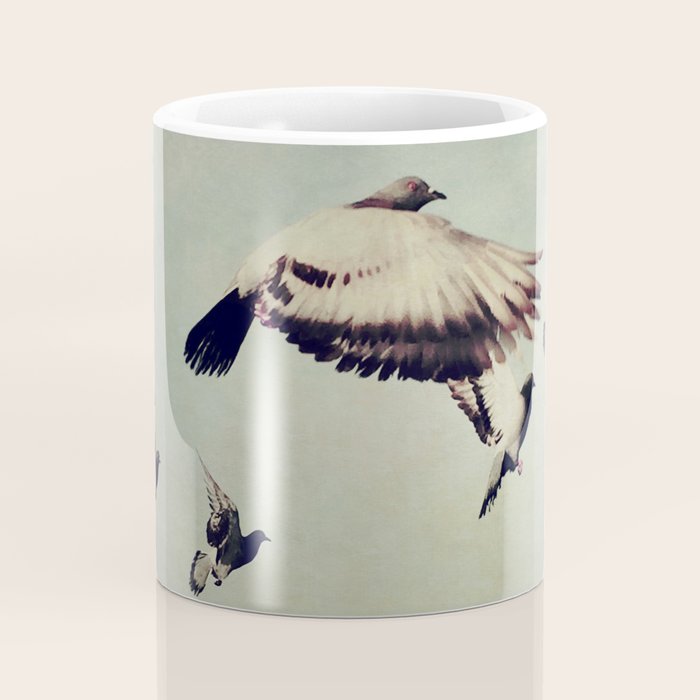 Birds in Flight - beautiful nature photograph Coffee Mug Gallery Image 4