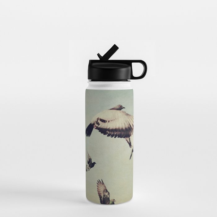 Birds in Flight - beautiful nature photograph Water Bottle Gallery Image 1