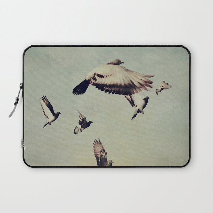 Birds in Flight - beautiful nature photograph Laptop Sleeve Gallery Image 1
