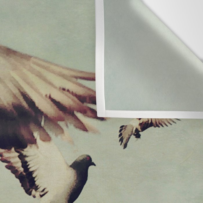 Birds in Flight - beautiful nature photograph Wall Tapestry Gallery Image 3