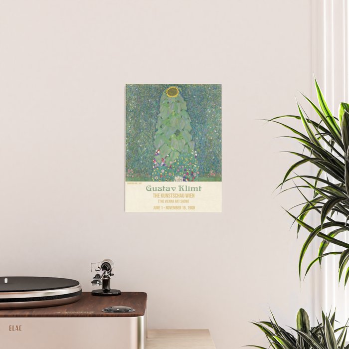 Sunflower (Sonnenblume) by Gustav Klimt Poster Gallery Image 2