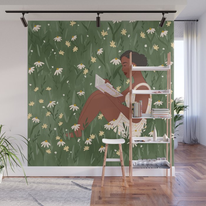 Summertime Reading  Wall Mural Gallery Image 1