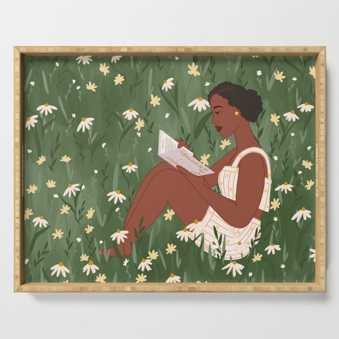 Summertime Reading  Serving Tray Gallery Image 1