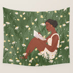 Summertime Reading  Wall Tapestry Gallery Image 4