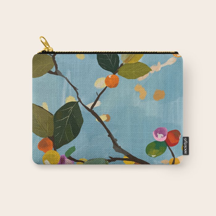 Cherry Fruit Branch I Carry All Pouch Gallery Image 1