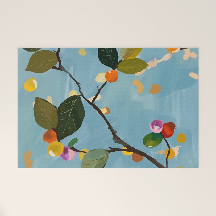 Cherry Fruit Branch I Welcome Mat Gallery Image 1