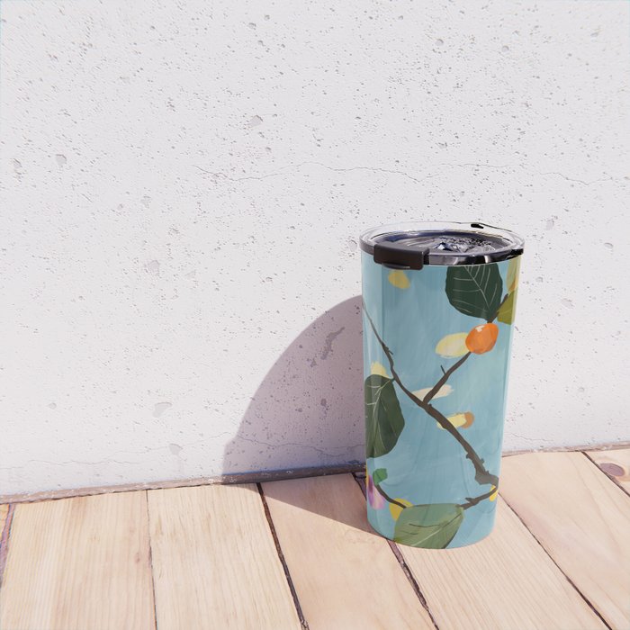 Cherry Fruit Branch I Travel Mug Gallery Image 4