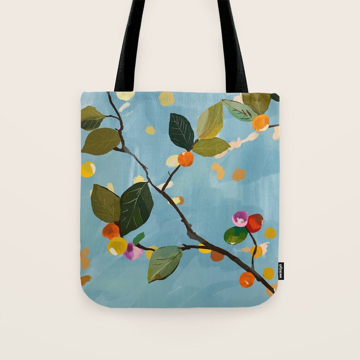 Cherry Fruit Branch I Tote Bag Gallery Image 1